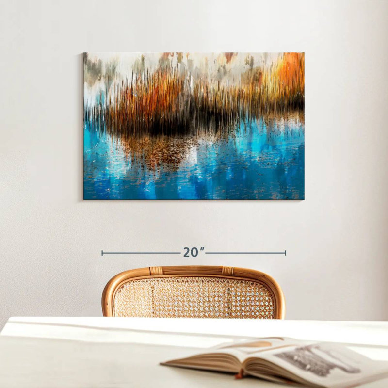 Avery Swamp Dynamic Abstract, 16" H x 24" W