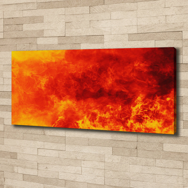 Flames - Print on Canvas