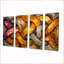 Krystel - Art mural Mid-Century - Art mural moderne sur toile-1218901607-1218901603