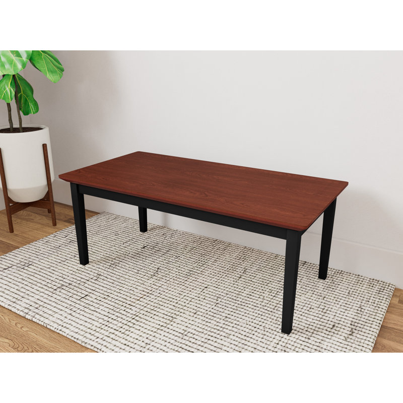 Table basse en acier Lenox, Noir, Cerise Canyon