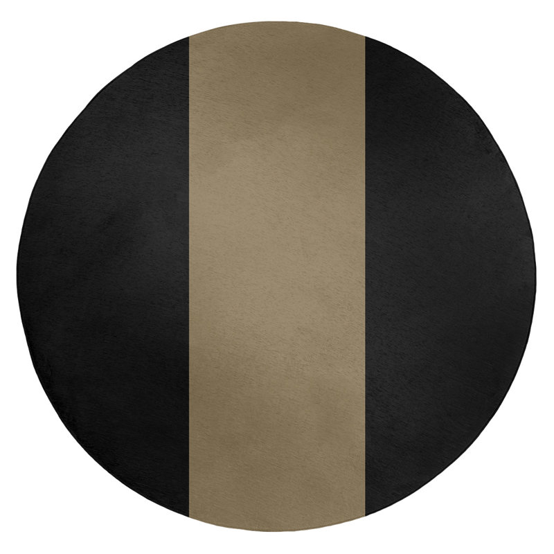 Chenille Indoor Rug, Round 5'