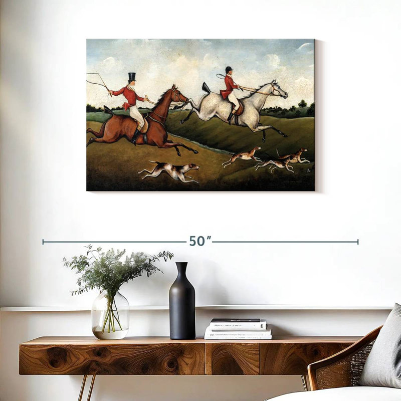 Senne The Hunt, 24" H x 36" W