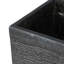 HORTICO Ribbed Light Concrete Square Planter-39265464-39265463