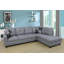 Canapé et chaise longue en lin gris 103,5 po Larelle-453872967-473293628