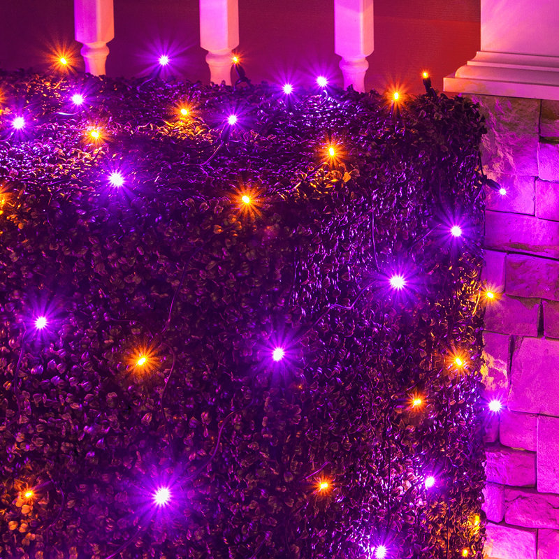 100 Light LED Halloween Net Lights