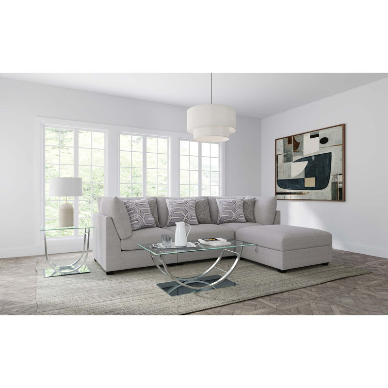 Canapé modulaire rembourré 4 pièces Lafayette