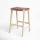 Alston Backless Leather Bar & Counter Stool
