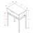 Iola Gold End Table