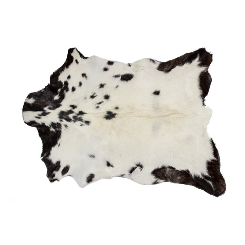 tapis blanc/noir zone vache Oberle