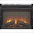 Electric Fireplace Insert 23 Inch with Realistic Flame, Log Set, Overheating Protection | Electric | Tempered Glass+Sheet Metal