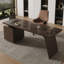 Bureau rectangulaire à 3 tiroirs Smoky Wood-644107667-644107664