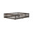 Queen Size Floor Bed With Fence,Door,Rubber Wood Floor Bed With Safety Guardrails,Espresso-1156730149-1156730148