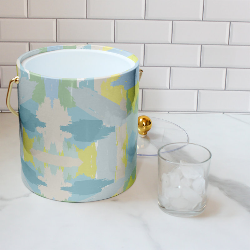 Seau à glace Mila, Bleu / Vert / Jaune