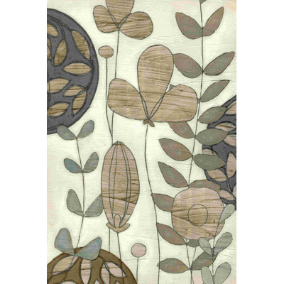 «Garden Contours II» par June Erica Vess - reproduction d'art sur toile tendue