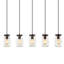 Luminaire suspendu linéaire industriel en fer Mason