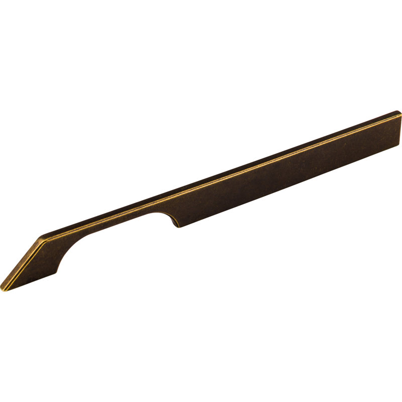 Tapered Bar pull, German Bronze, 12" Center to Center