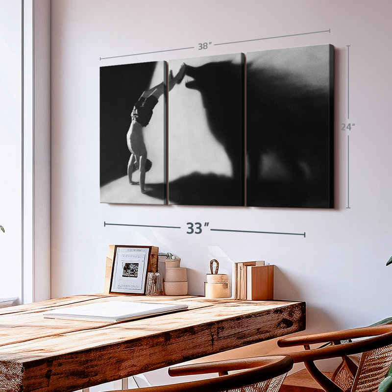 " Workout ", 24" H x 38" W