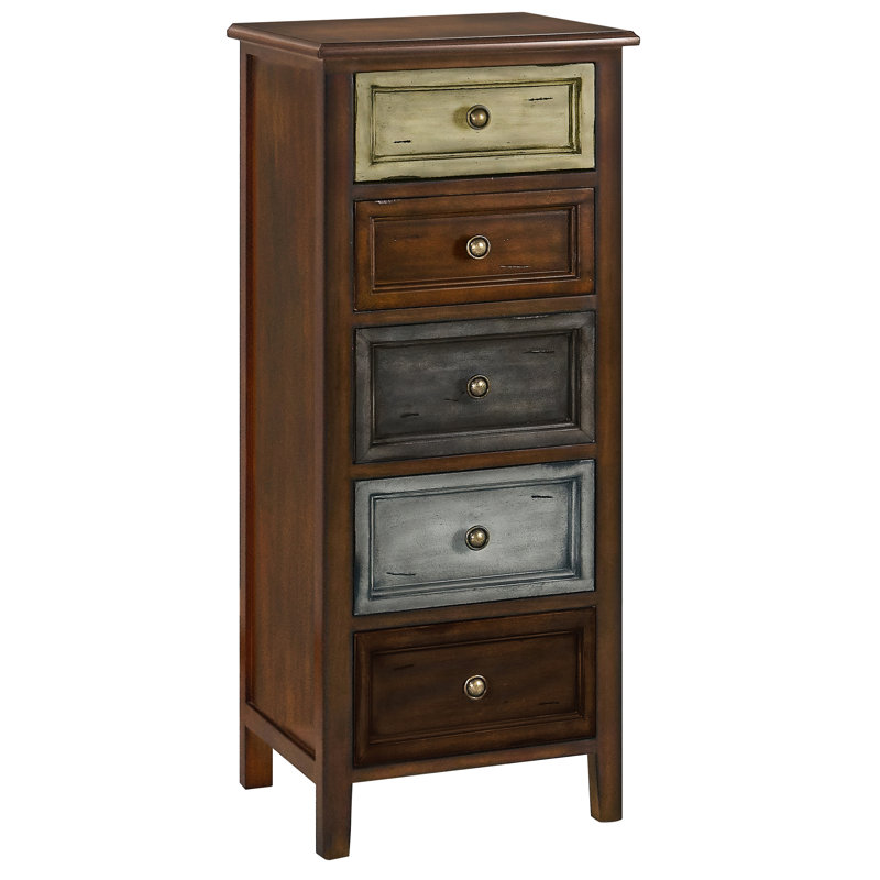 Commode décorative 5 tiroirs Comana