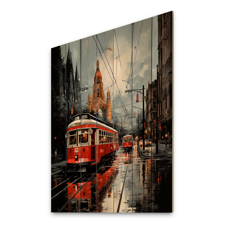 Toronto Urban Contrast I sur bois, H 40 po x l 30 po x P 0,78 po