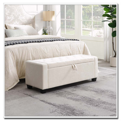 48" Ottoman with Storage, Storage Ottoman Bench