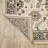 Abena Traditonal Bordered Beige/ Grey Wool Blend Area Rug-1564531097