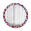 Huldar Glass Flat Wall Mirror