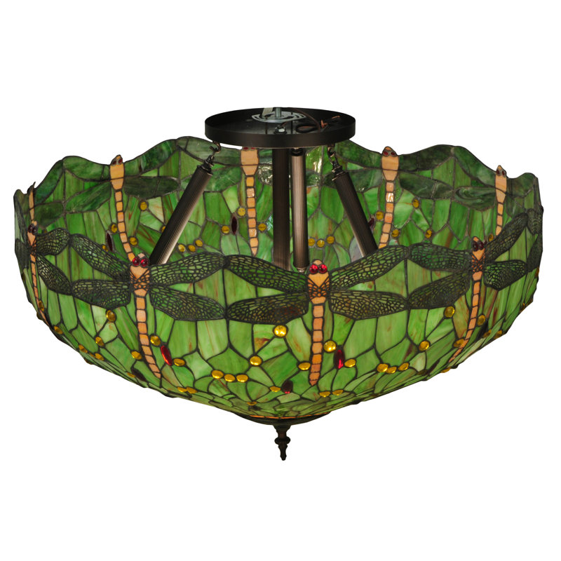 Elegant Bronze 5-Light Globe Chandelier with Glass Accents