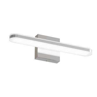  24'' Dimmable LED Bath Bar, Modern Chrome Bathroom Vanity Light With Acrylic Shade Over Mirror Lighting For Bathroom, Bedroom, Or Vanity Spaces