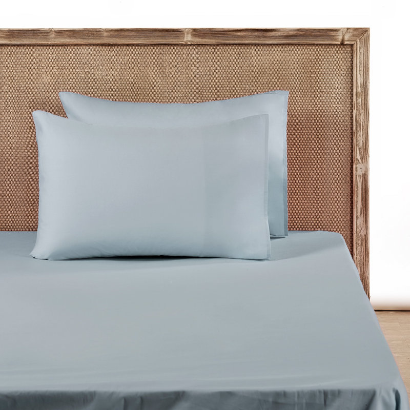 Taie d'oreiller 100% coton Cvitan, Bleu
