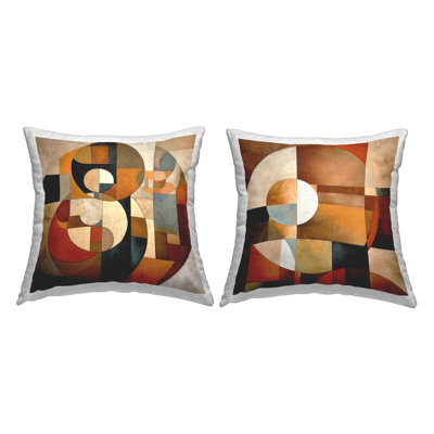 Abstract Outdoor Throw Pillow
