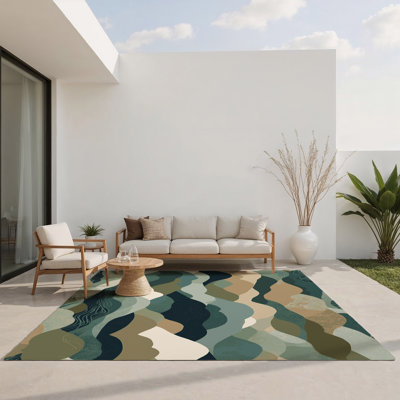 Tapis d'intérieur et d'extérieur Nebula Serenade