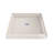 DreamLine SlimLine 36 inch D x 36 inch W x 2 3/4 inch H Single Threshold Biscuit Alcove Shower Base with 2 inch Chrome Center Round Drain-118321677