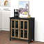Buffet de cuisine avec portes en verre-75041346