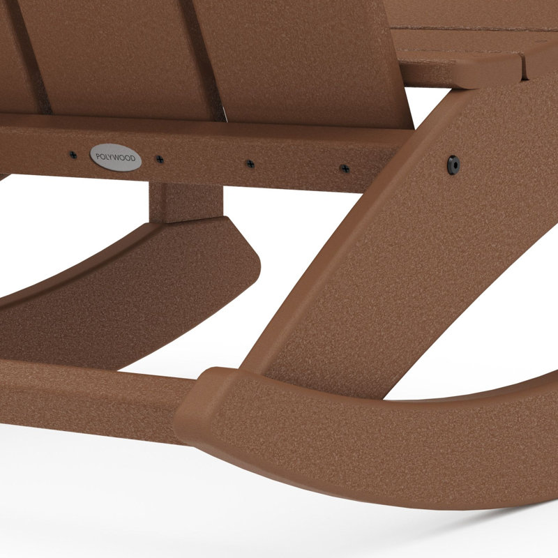 Chaise berçante Adirondack POLYWOOD, Teck