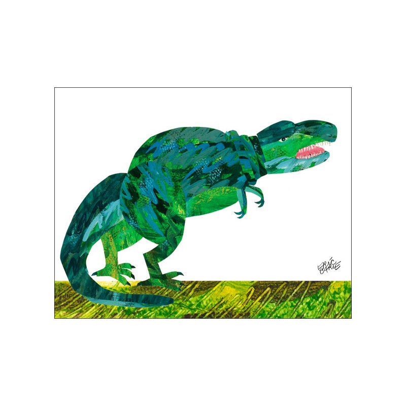 Art sur toile dinosaur par eric carle