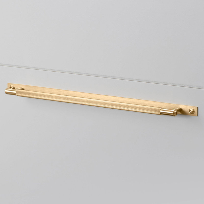 Barre de traction / plaque / linéaire / petit, Laiton, 12 12/16"