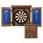 American Legend Charleston Bristle Dartboard Cabinet Set - Includes 18” dartboard and 6 steel tip darts