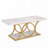 Mattheu Modern Rectangle Coffee Table, Faux Marble Coffee Table for Living Room-3864530