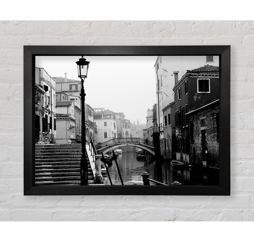 Venedig Retro B N W - Druck