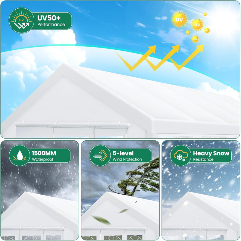 4m x 8m Steel Canopy