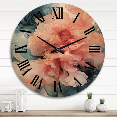 Horloge murale en bois massif Valju