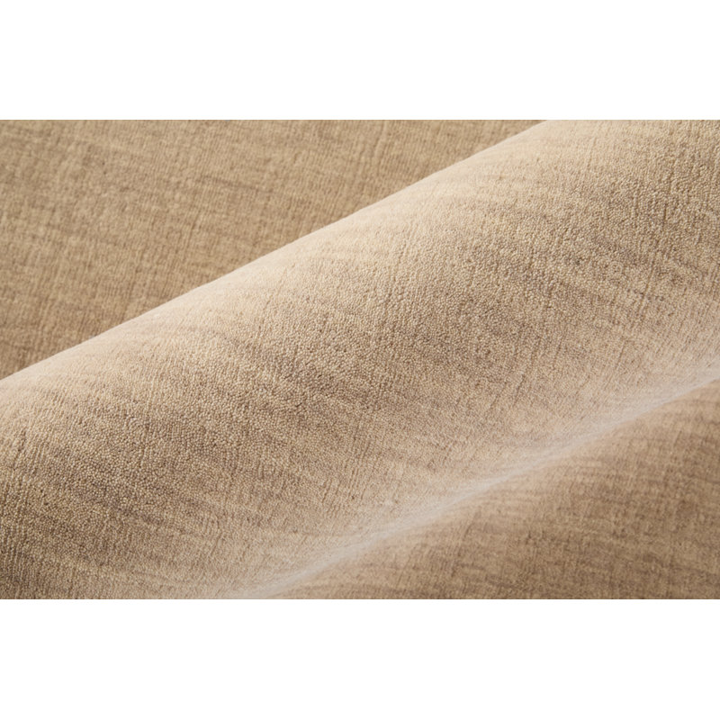 Tapis beige en laine Ameia, Rectangle 9 pi 6 po x 13 pi 6 po