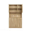 Armoire de cuisine 70 po de haut de 70,87 po avec 6 portes, 1 tablette ouverte et 1 tiroir-989423023