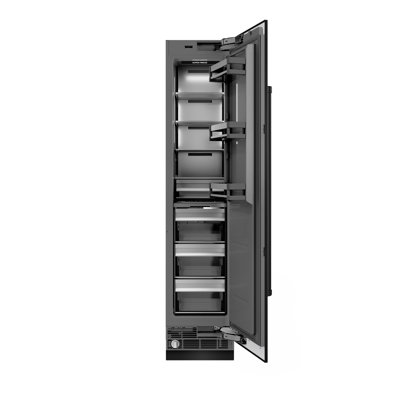 ZLINE 18 po 8,6 pi³ Congélateur colonne à charnière avec intérieur gris graphite