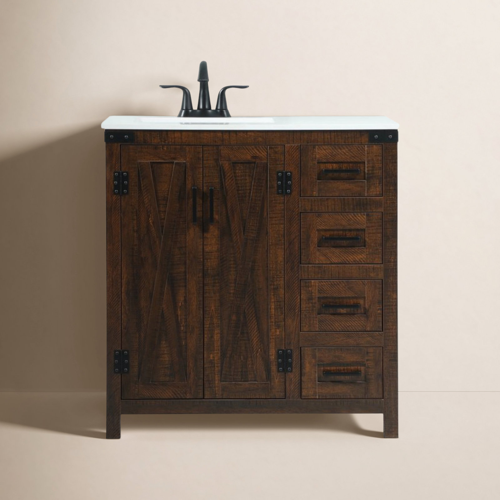 Slayton 32'' Single Bathroom Vanity, Expresso