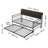 Twin Size Daybed Frame Metal Day Bed With Trundle And Charging Station