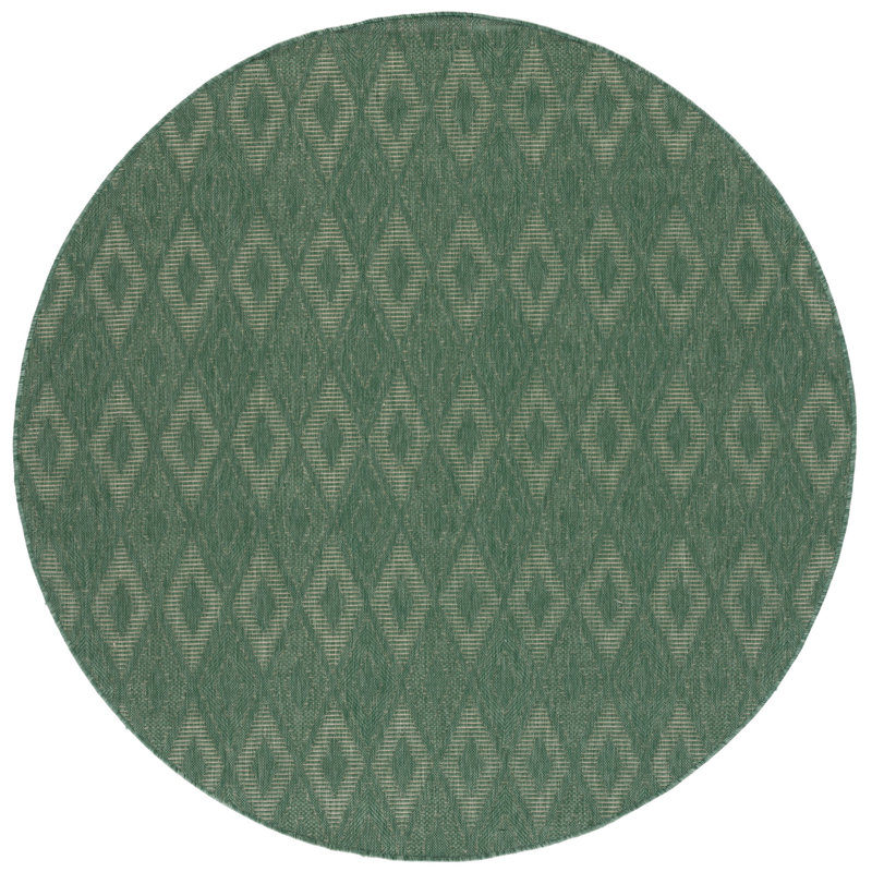 Tapis intérieur / extérieur Sherborn, Rond 6 pi 7 po