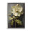 Toile flottante encadrée de magnolia blanc par Petals Prints Design