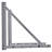 Wall Mounted Folding Tire Rack 32"- 48" Adjustable Storage Rack for Garage