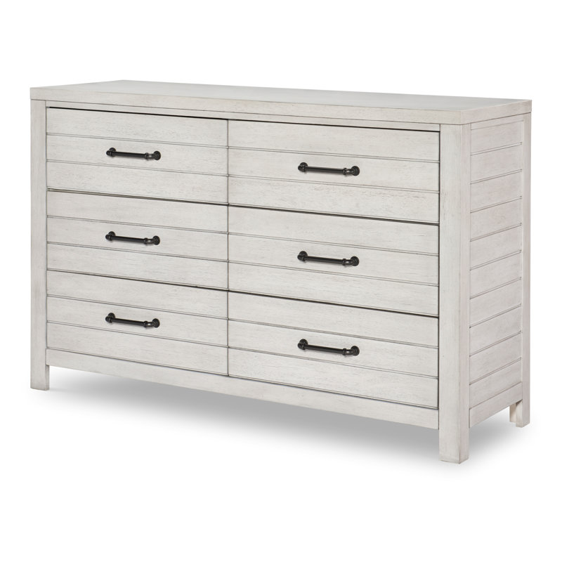 Commode 6 tiroirs l 54 po Tyson, Chemin de pierre blanc